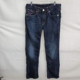True Religion Straight Flap Big T Jeans Size 33
