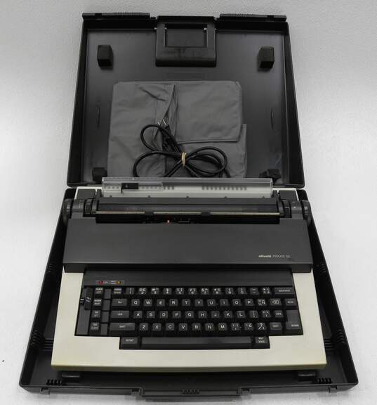 Vintage Olivetti Praxis 30 Portable Electric Typewriter image number 3