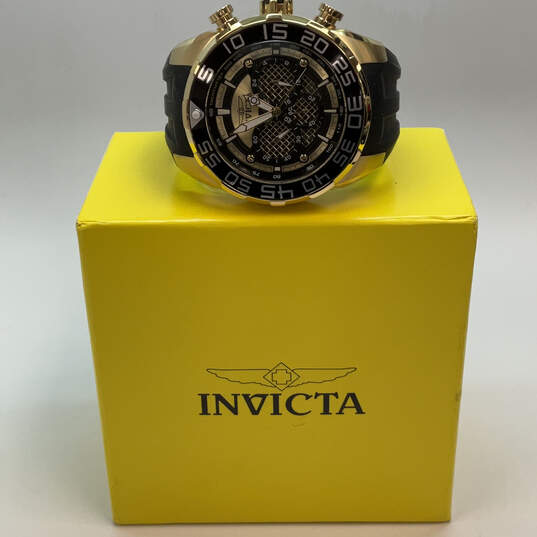Designer Invicta Speedway Scuba 26301 Gold-Tone Analog Wristwatch w/ Box image number 1