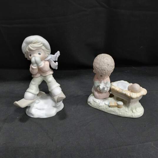 Bundle of 2 Assorted Precious Moments Figurines image number 1