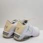 Air Jordan Team Reign Low White Metallic Men's Athletic Shoes Size 10 image number 4