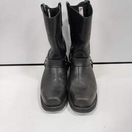 Red Wing Men's Black Harness Boots Size 10.5