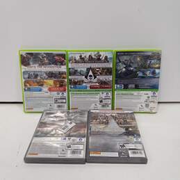 5pc. Bundle of Assorted Xbox 360 Assassin's Creed Games alternative image
