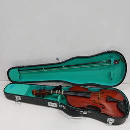 Acoustic Violin with Bow & Travel Case