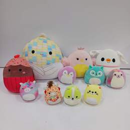 Bundle of 11 Assorted Squishmallows Plush Toys