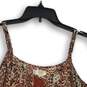 NWT Volcom Womens Multicolor Paisley Round Neck Sleeveless Blouse Top Size M image number 3