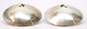 Taxco Mexico 925 Modernist Domed Swirl Teardrop Chunky Drop Post Earrings 14.7g image number 4