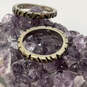 Designer Silpada 925 Sterling Silver Scrolled Filigree Band Ring Set image number 1