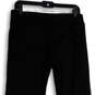 NWT Womens Black Striped Flat Front Elastic Waist Track Pants Size M 8-10 image number 4