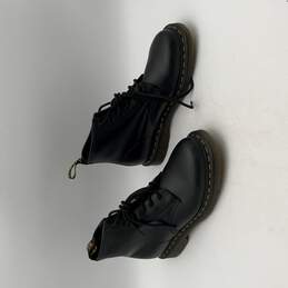 Dr. Martens Unisex 101 Black Yellow Stitch Lace-Up Combat Boots Size M 10 W 11