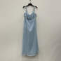 NWT Womens Blue Sleevless Spaghetti Strap Back Zip Mini Dress Size 3XL image number 1