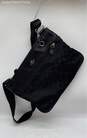 Coach Womens Black Signature Print Leather Adjustable Crossbody Shoulder Bag image number 1