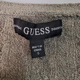 Guess Women Grey Cropped Sweater S NWT alternative image