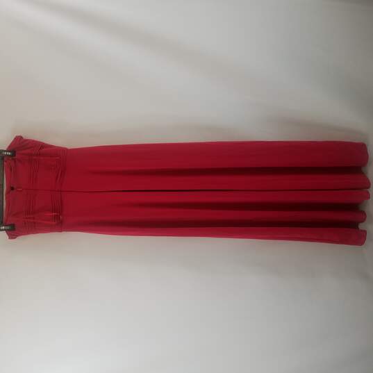 BCBGMaxazria Women Salmon Marinola Sleeveless Strapless Dress Maxi M NWT image number 2