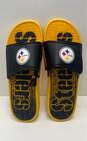 Foco NFL Steelers Gradient Sides Sandals Shoes Men's Size 13-14 M image number 5