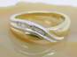 10K Yellow & White Gold 0.09 CTTW Diamond Channel Set Ring 2.6g image number 2