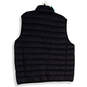 NWT Mens Black Mock Neck Sleeveless Full-Zip Puffer Vest Size X-Large image number 2