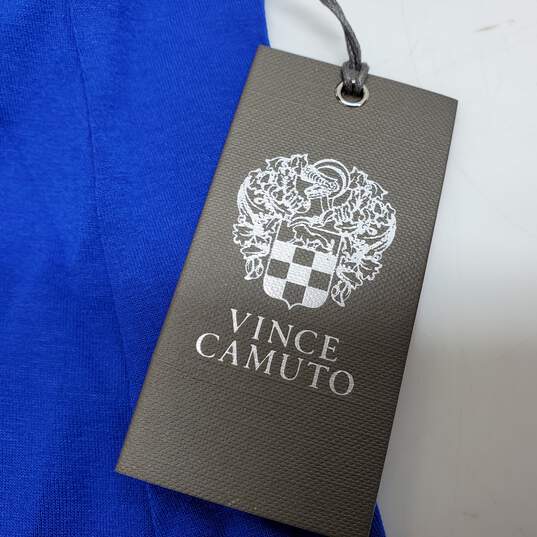 Vince Camuto Cobalt Blue LS Blouse Women's Small NWT image number 3