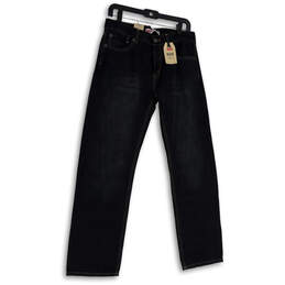 NWT Womens Blue 505 Denim Dark Wash Pockets Straight Leg Jeans Sz 20R 30x30