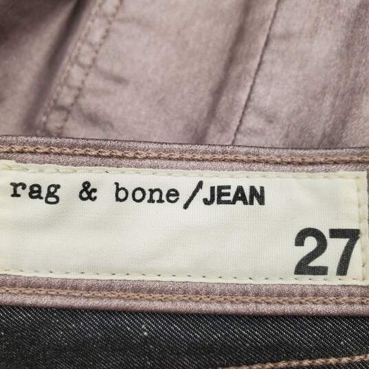 Buy the Rag & Bone Women Rose Metallic Jeggings Sz 27 NWT