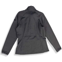 NWT Womens Gray Mock Neck Long Sleeve Activewear Full-Zip Jacket Size XL alternative image