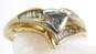 14K Yellow Gold 0.37 CTTW Diamond Abstract Ring 5.5g image number 3