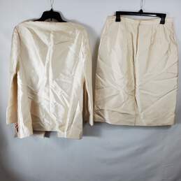 Rickie Freeman Women Ivory Skirt Set Sz 14 NWT alternative image