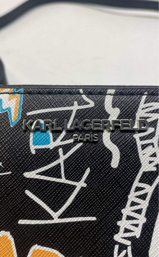Karl Lagerfeld Maybelle Continental Signature Crossbody Multicolor image number 5