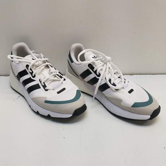 Adidas ZX 2K Boost White Hazy Emerald 7.5 image number 4