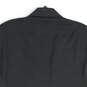 Mens Black Long Sleeve Notch Lapel Single Breasted One-Button Blazer image number 4