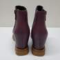 Sorel Joan of Arctic Wedge Zip Boots Leather Booties Ice Wine Sz 6.5 image number 5