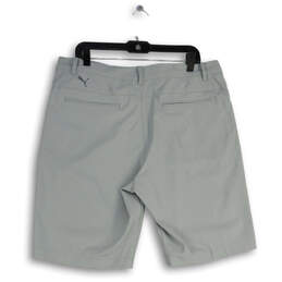 NWT Mens Gray Drycell Flat Front Golf Chino Shorts Size 36 alternative image