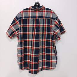 Patagonia Men's Dark Plaid SS Button Up Shirt Size XL alternative image