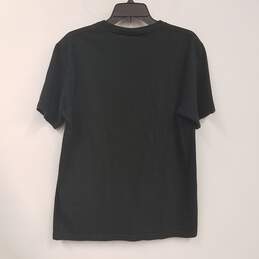 Mens Black Cotton Short Sleeve Crew Neck Pullover Graphic T-Shirt Size M alternative image