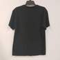 Mens Black Cotton Short Sleeve Crew Neck Pullover Graphic T-Shirt Size M image number 2