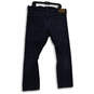Mens Blue Denim Medium Wash 5-Pocket Design Straight Leg Jeans Size 38X30 image number 2