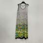 NWT Womens Multicolor Striped Sleeveless Scoop Neck Maxi Dress Size XL image number 1