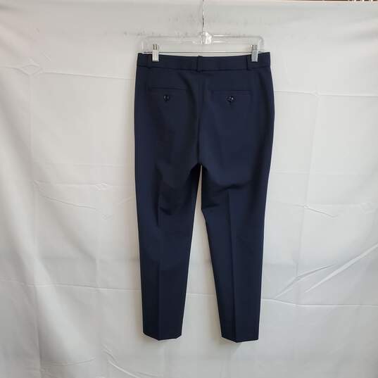 Banana Republic Navy Blue Wool Blend Slim Pant WM Size 2 NWT image number 2