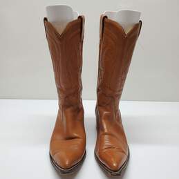 Montana Men's Brown Leather Western Cowboys Boots Size 9.5 alternative image