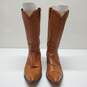 Montana Men's Brown Leather Western Cowboys Boots Size 9.5 image number 2