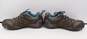 Merrell Women's Brown and Blue Suede Hiking Boots Size 7 image number 1
