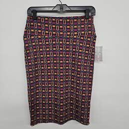 Multicolor Midi Pencil Skirt