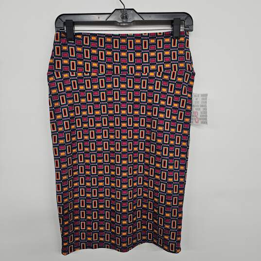 Multicolor Midi Pencil Skirt image number 1