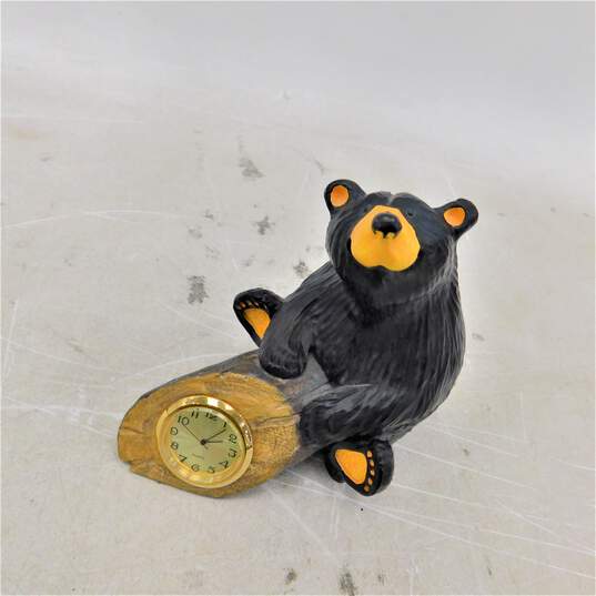 Big Sky Carvers Jeff Fleming Bearfoots Bears 5x7 Photo Frame & Desk Clock Figurine image number 4
