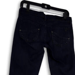 Womens Blue Denim Medium Wash Stretch Pockets Skinny Leg Jeans Size 27 alternative image