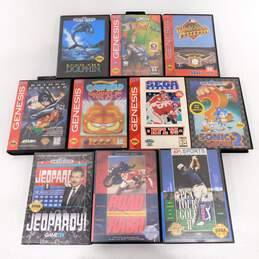 10ct Sega Genesis Game Lot