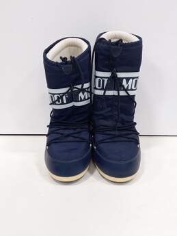 Tecnica Moon Boot Blue Snow Boots Size US 7/8.5