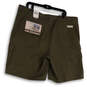 NWT Mens Green Flat Front Regular Fit Pockets Comfort Cargo Shorts Sz 42X9 image number 2