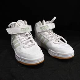 Adidas Super Cloudfoam Comfort  Women's White Leather High-Tops Size 6