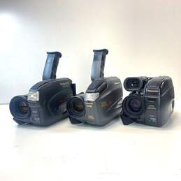 Panasonic Palmcorder VHS-C Camcorders Assorted Model Lot of 3